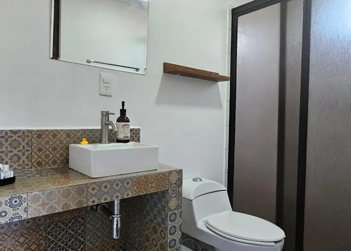 R04 Corner At Itesm Cem Full Services, Shared-kitchen, Fridge, Laundry, Smart Tv, Parking, Balcony Mexico City