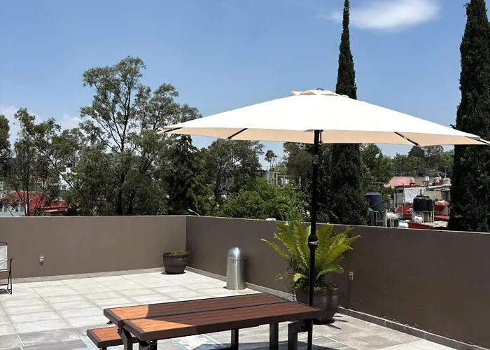R04 Corner At Itesm Cem Full Services, Shared-kitchen, Fridge, Laundry, Smart Tv, Parking, Balcony Apartment