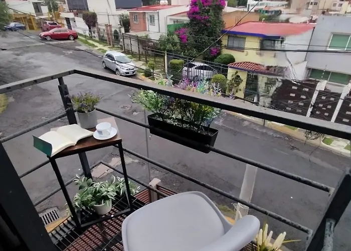 R04 Corner At Itesm Cem Full Services, Shared-kitchen, Fridge, Laundry, Smart Tv, Parking, Balcony * Mexico City